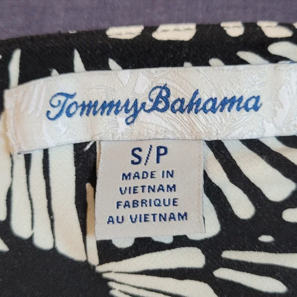 Tommy Bahama Black & White Floral Jumpsuit - Picture 3 of 3